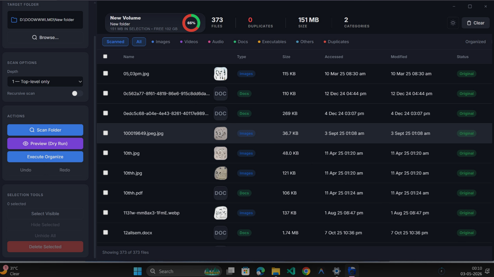 Smart File Organizer Screenshot 2