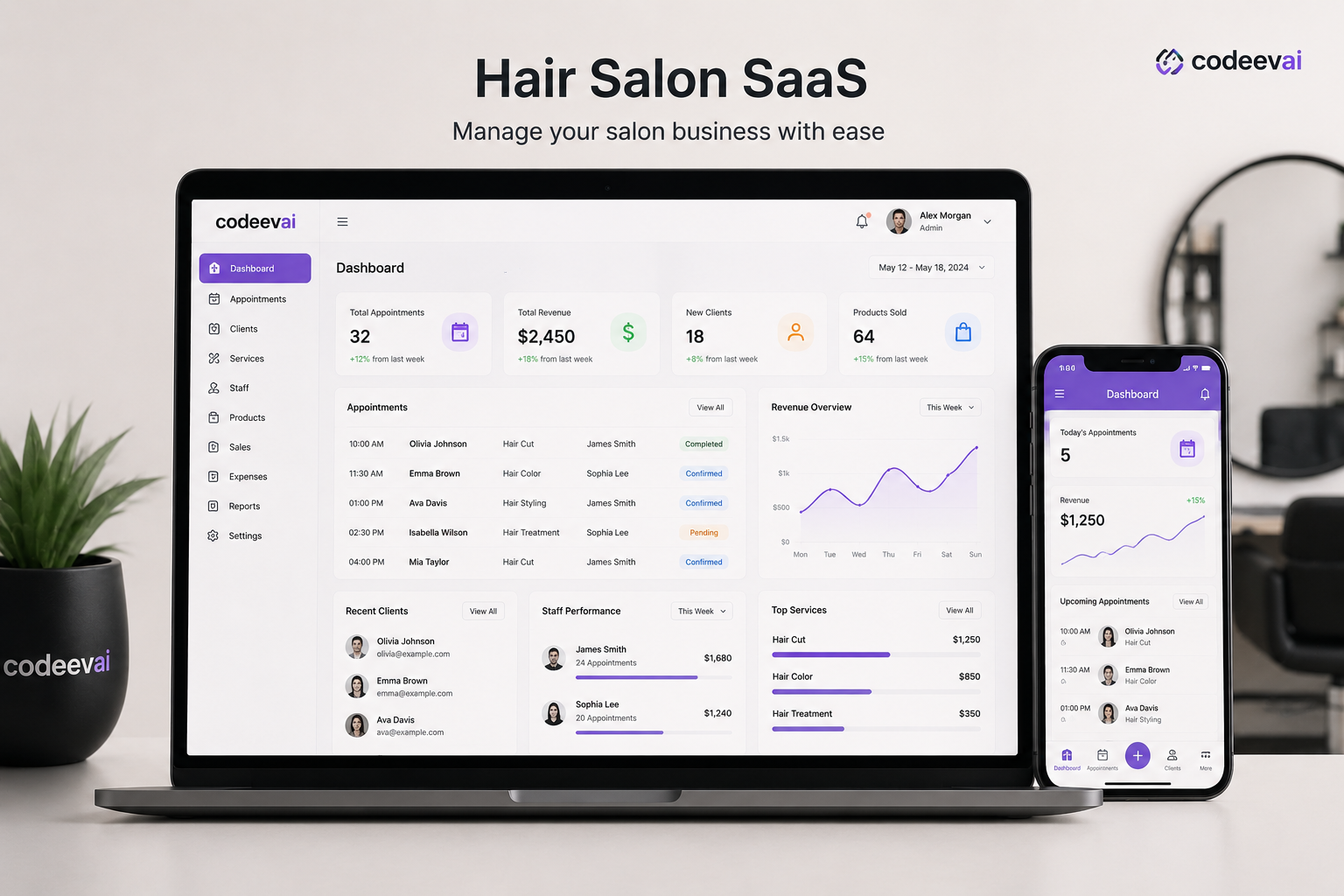 Hair Salon SaaS